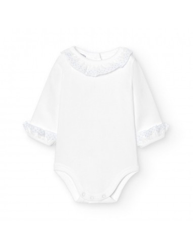 BODY MANGA LARGA CUELLO BATISTA