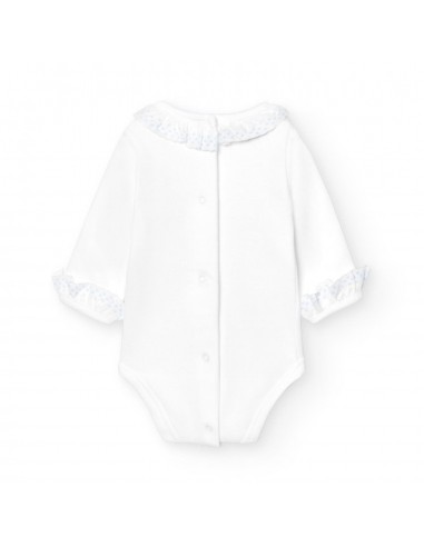 BODY MANGA LARGA CUELLO BATISTA