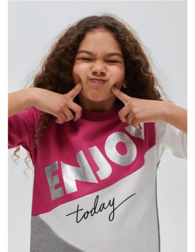 VESTIDO FELPA CORTES