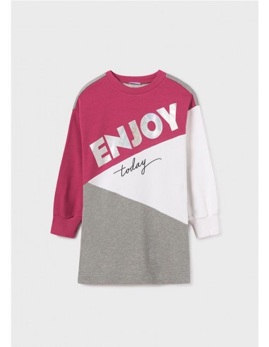 VESTIDO FELPA CORTES