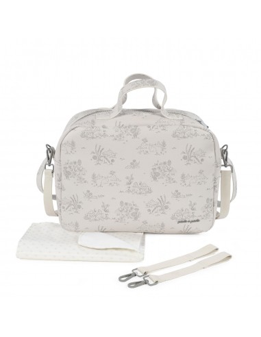 BOLSA CANASTILLA TOILE DE JOUY CREAM