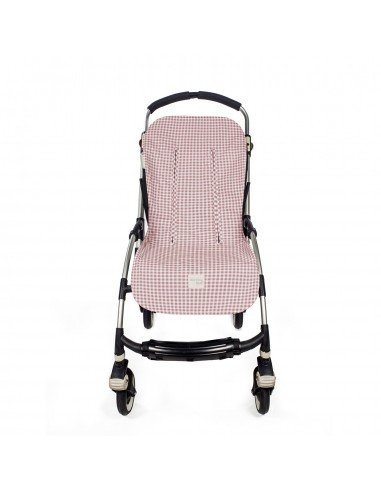 COLCHONETA I LOVE VICHY CUADRO ROSA