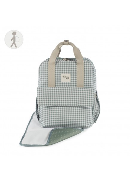 MOCHILA I LOVE VICHY VERDE