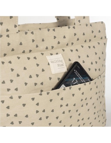 BOLSA CANASTILLA CORAZONES POPPY MUSGO