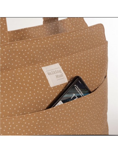 BOLSA CANASTILLA TOPITO POPPY CANELA