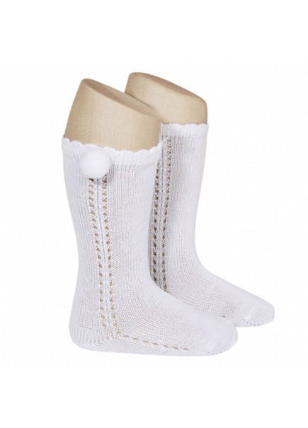 CALCETIÍN ALTO PERLÉ CALADO...