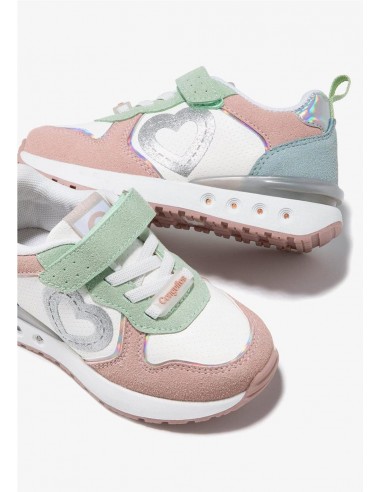 ZAPATILLAS CORAZÓN CON LUCES MULTICOLOR