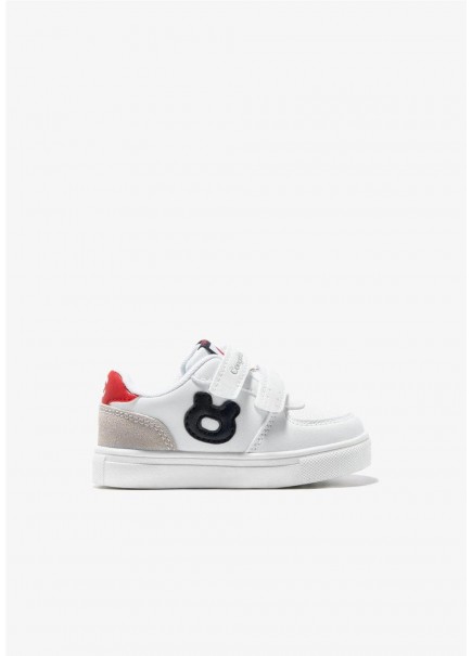 ZAPATILLAS DE BEBÉ LOGO ROJO