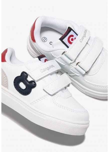 ZAPATILLAS DE BEBÉ LOGO ROJO 2