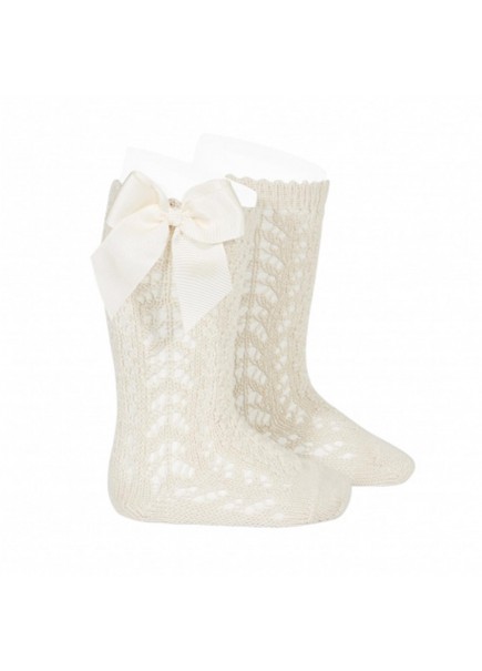 CALCETÍN ALTO PERLÉ CALADO... 2