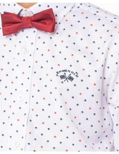 CAMISA CUELLO BOTÓN ESTAMPADA