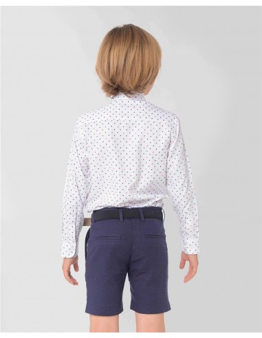 CAMISA CUELLO BOTÓN ESTAMPADA