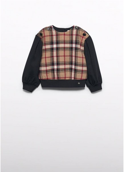 PULLOVER CUADROS COMBINADO
