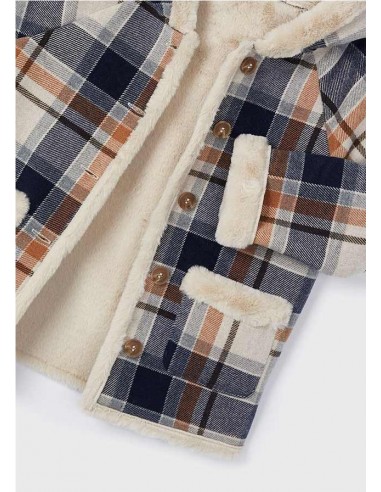 ABRIGO CUADROS DOBLE FAZ