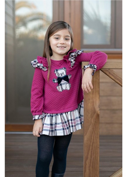 VESTIDO PUNTO CON FALDA...