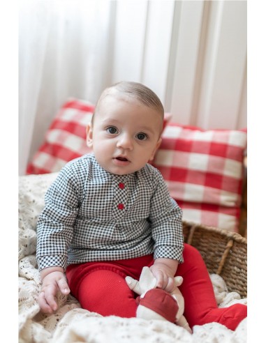 CONJUTO CAMISA VICHY CON RANITA