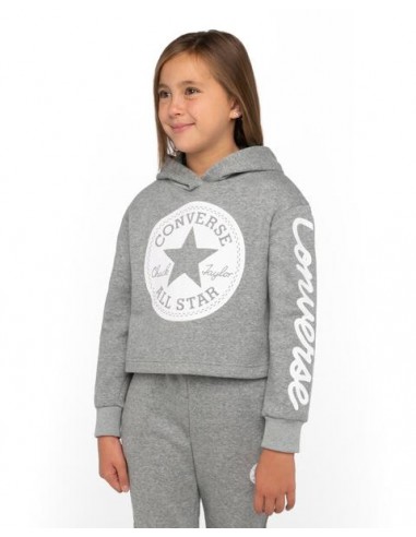 SUDADERA CORTA CON CAPUCHA