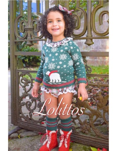 CONJUNTO JUBÓN CON RANITA ACEBO