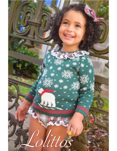 CONJUNTO JUBÓN CON RANITA ACEBO