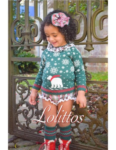 CONJUNTO JUBÓN CON RANITA ACEBO