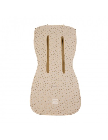 COLCHONETA CORAZONES POPPY CANELA