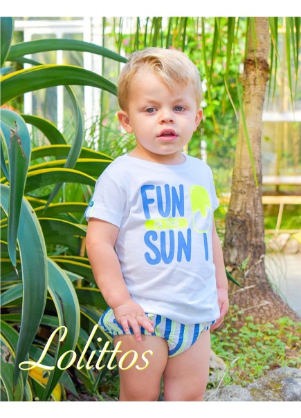 CAMISETA CON CUBRE NIÑO POLO