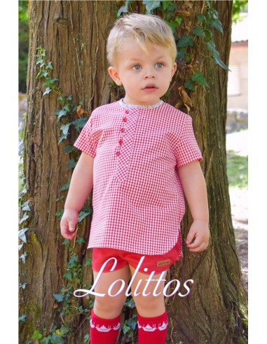 PANTALÓN/RANA CON CAMISA Y JERSEY BOAT