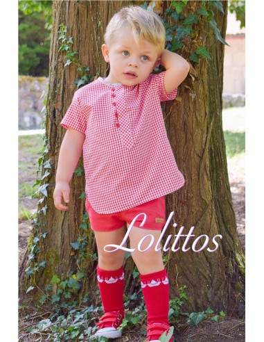 PANTALÓN/RANA CON CAMISA Y JERSEY BOAT