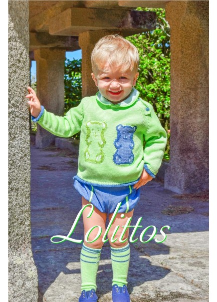 CONJUNTO 3 PIEZAS NIÑO DENIM