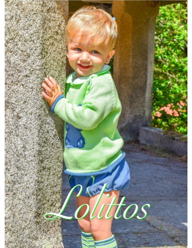 CONJUNTO 3 PIEZAS NIÑO DENIM