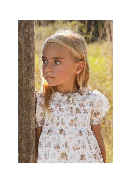 VESTIDO ESTAMPADO CÉSAR BLANCO 2