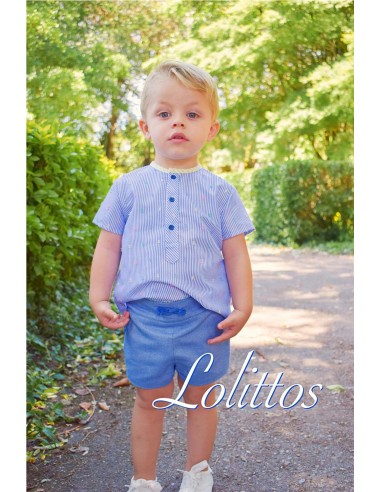 PANTALÓN/RANA CON CAMISA Y JERSEY...