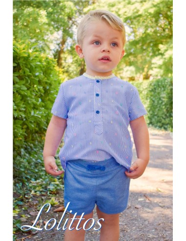 PANTALÓN/RANA CON CAMISA Y JERSEY...