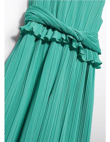 MONO LARGO GASA PLISADA