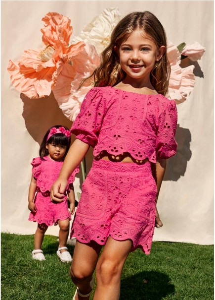 CONJUNTO BERMUDA BORDADO